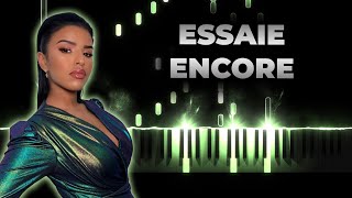 Imen Es Essaie Encore  piano karaoke [upl. by Grussing]