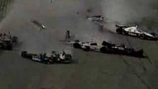 2001 IRL Atlanta huge crash [upl. by Ennaimaj906]