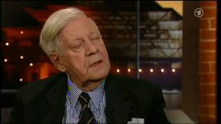 Helmut Schmidt bei Beckmann 2010 67 [upl. by Hawken]