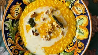 SICILIANI CREATIVI  RISOTTO ZUCCA E TALEGGIO  PUMPKIN AND TALEGGIO RISOTTO shortsrecipe [upl. by Martinsen676]