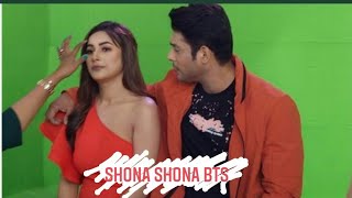 Shona Shona Behind the scenes  Sidharth Shukla Shehnaaz Gill [upl. by Halimaj661]