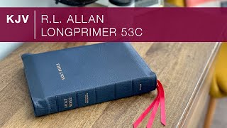 RL Allan KJV Longprimer 53C SPC – Cyclopedic Concordance amp Speckled Page Edges – Bible Review [upl. by Marie-Ann841]