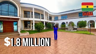 Most Luxurious And Biggest House at trasacco valley in Ghana  Ghana Most expensive Estate [upl. by Gardel]