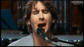 Josh Groban live Ustream concert with QampA 2010  Illuminations  at 4328 about playing Sweeney Todd [upl. by Cadman]