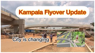 Kampala Flyover Project Progress Update The City Skyline is Beautiful ✅ [upl. by Artekal]