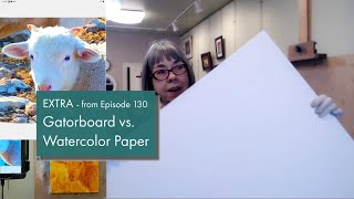 Rita Kirkmans VOS EXTRA  Gatorboard vs Watercolor Paper [upl. by Suedaht]