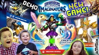 NEW SKYLANDERS IMAGINATORS Gameplay Create Your Own DEMO w Starter Pack Toys 2016 Game Reveal [upl. by Onivag211]