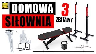 Siłownia w domu  3 gotowe zestawy kulturystyka kalistenika trójbój [upl. by Pelagi423]