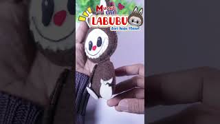 Labubu dari Kain Flanel labubu labubumacaron bonekaflanel kreasiflanel diy trending shorts [upl. by Nari564]