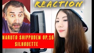 first time reacting to【라온】NARUTO SHIPPUDEN OP16  SILHOUETTE シルエット FULL VOCAL COVER [upl. by Anselma]