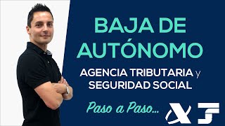 ‎➡️ BAJA DE AUTONOMO  ¿Cómo darme de baja en Hacienda y Seguridad Social como autónomo [upl. by Airdnat406]