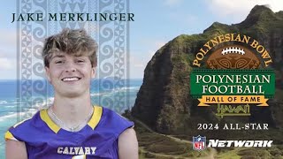 Jake Merklinger Vol 2024 Commit Polynesian Bowl Highlights [upl. by Reklaw]