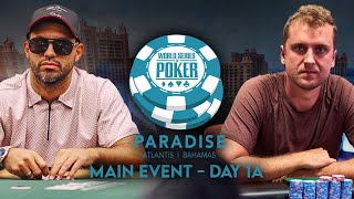 WSOP Paradise Main Event  Day 1A with Sergio Aguero amp Ryan Riess 15M Prize [upl. by Cyprian]