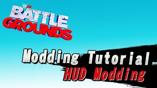 FREE WWE 2K Battlegrounds Mod Tutorial  HUD Edition [upl. by Estel]