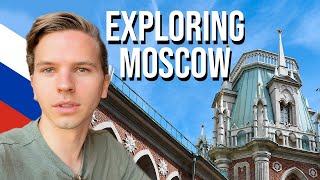 Travel to Russia Walking in Moscow 4K 60fps Tsaritsyno Park  Парк Царицыно Москва Россия [upl. by Aseefan]