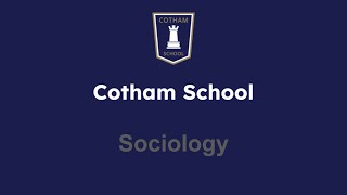 Cotham School  Year 11  Parents Information Event  Sociology [upl. by Leroy]