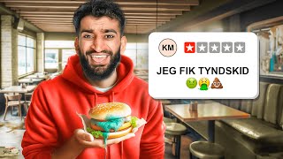 SPISER DANMARKS KLAMMESTE BURGER [upl. by Korella]