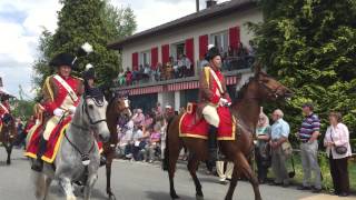 03 Cadre Noir et Blanc Musicanto Wünnewil 2015 Festumzug [upl. by Aehtla]