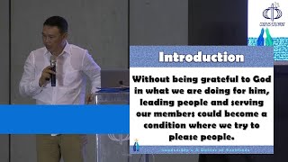 CFC Metro Manila MC Teaching Nov 2019  LEADERSHIP A MATTER OF GRATITUDE Bro Ed Villacorte [upl. by Jason551]