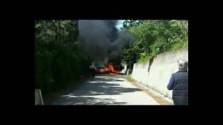 RALLY TARGA FLORIO CRASH PORSCHE [upl. by Airyt]