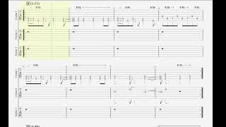 Sylosis  Deadwood  Guitar Tab [upl. by Daberath774]