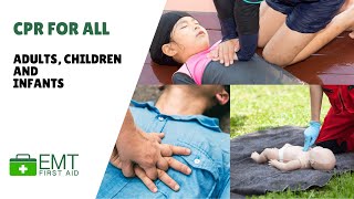 How to perform CPR on Adult Child and Infant  Adult First Aid  EMT First Aid Training [upl. by Calandra503]