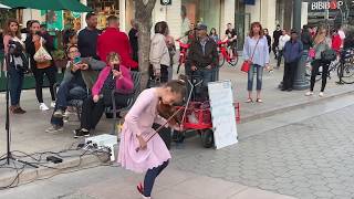 Rockabye feat Sean Paul amp AnneMarie  Karolina Protsenko Violin Street Performance [upl. by Krasnoff149]