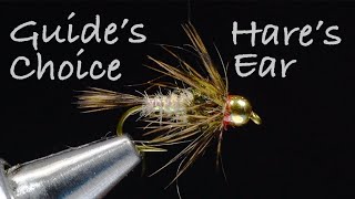 Hares Ear Soft Hackle Bead Head Fishing Fly [upl. by Chiarra]