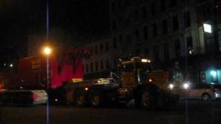 Brutus hauling Manitowoc 4100 in NYC [upl. by Yakcm400]