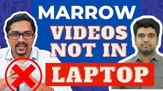 Why MARROW Videos cant be played in Laptop   MARROW videos in Laptop [upl. by Purse791]