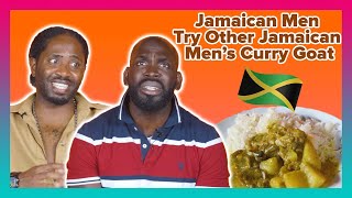 Jamaican Men Try Other Jamaican Mens Curry Goat [upl. by Adelaida]