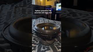 Subwoofer stress test Inphase PowerDrive 12s subwoofer [upl. by Onaireves833]