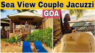 Sea view Cottage with Couple Jacuzzi  Agonda Serenity villa in Agonda beach  South Goa [upl. by Aihtekal]