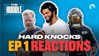 Our Chicago Bears Hard Knocks EP 1 REACTIONS  NFL Teams With Kicker Issues  The Huddle [upl. by Anelra908]