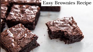 Easy Brownies Recipe [upl. by Fitz127]