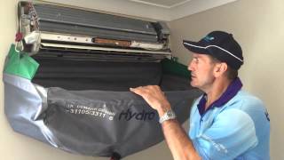 How to Clean a Split System Air Conditioner HydroKleen Brisbane South [upl. by Vowel]