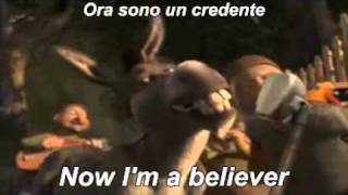 Im A Believer Shrek  Lyrics  traduzione avi [upl. by Neelav]