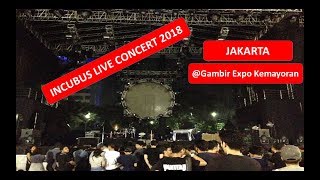 Incubus Live Concert 2018 in JAKARTA [upl. by Ecarg]