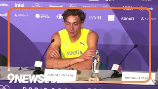 Armand Mondo Duplantis Talks World Record Representing Sweden [upl. by Sapphira]