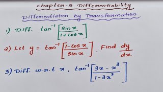 Class 12 Chapter 5 Differentiability part 11Anns LearningHubDifferentiation by transformation [upl. by Htiderem424]