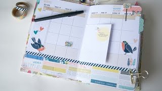 How I Decorate my Commit 30 planner for Fall [upl. by Akcinehs]