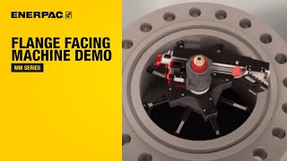 Flange Facing Machine Product Demonstration [upl. by Leanatan301]