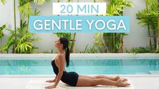 20 MIN GENTLE YOGA FLOW  Relaxing Flow to Stretch amp Feel Good [upl. by Alexei]