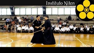 14°TBIK  Hyoho Niten Ichi Ryu Kenjutsu Mojigamae [upl. by Tema]