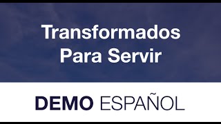 Señor Transfórmame Canto Tema  Transformados para Servir [upl. by Kacey340]