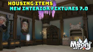 FFXIV New Housing Interior Fixtures 70 [upl. by Auos]