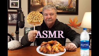 ASMR CARAMEL APPLE AND WINGS RAMBLE WITH WHISPER [upl. by Fedirko]