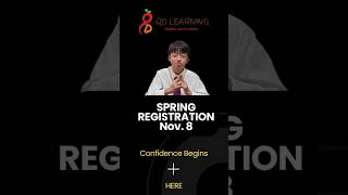 QD Learning Spring Registration Opens at November 08 [upl. by Naesar]