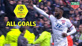 All Moussa Dembélés Goals  season 201920  Ligue 1 Conforama [upl. by Inalawi]