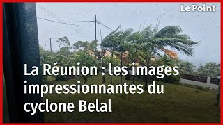 Île de La Réunion  les images impressionnantes du cyclone Belal [upl. by Dirk]